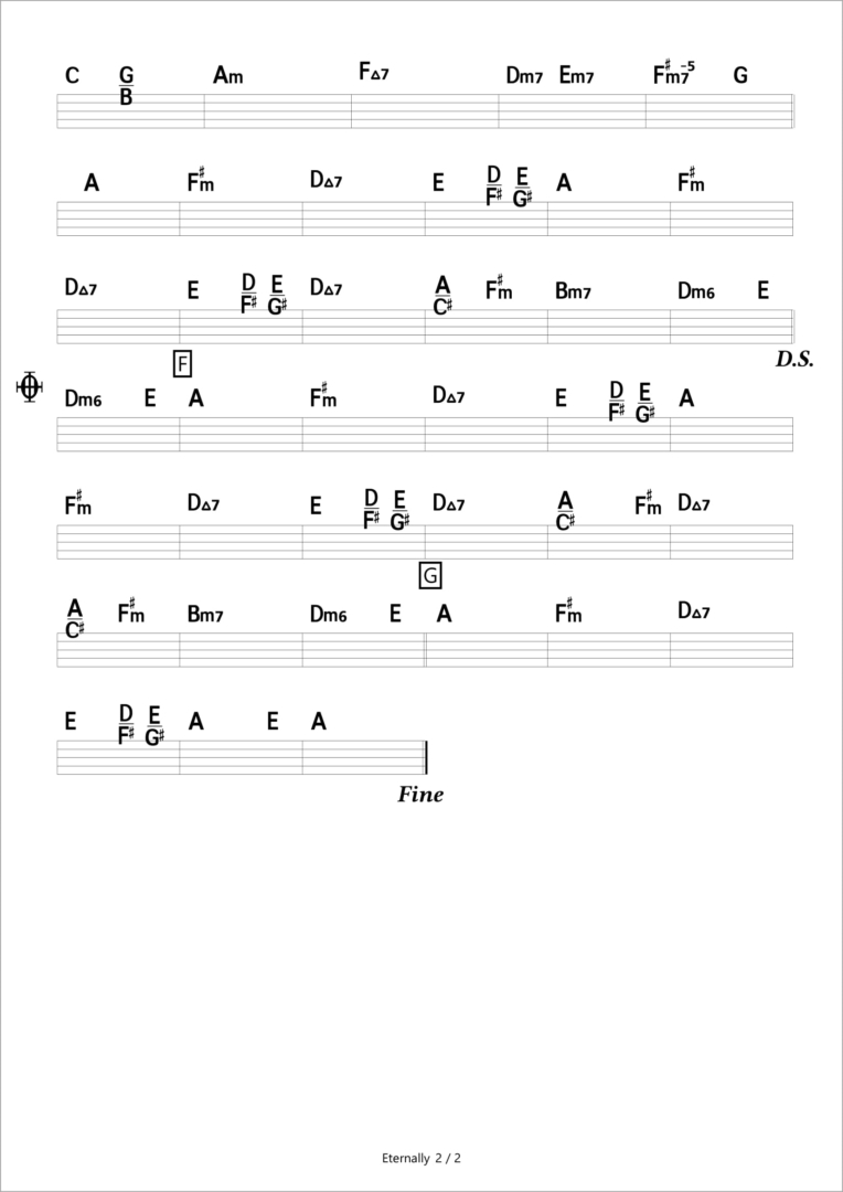 Eternally 　ギターカポ１