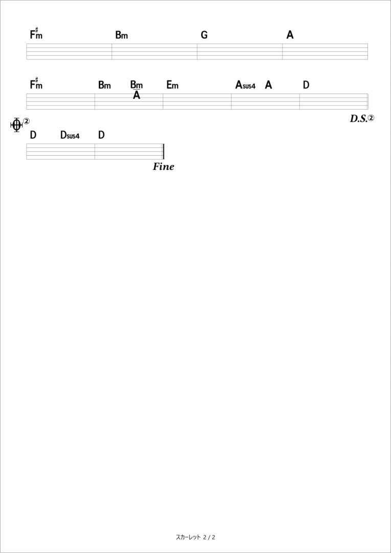 スカーレット　capo 3