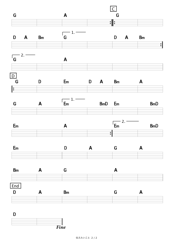 伝えたいこと 阿部真央 コード進行さくら 伝えたいこと 阿部真央 コード進行さくら