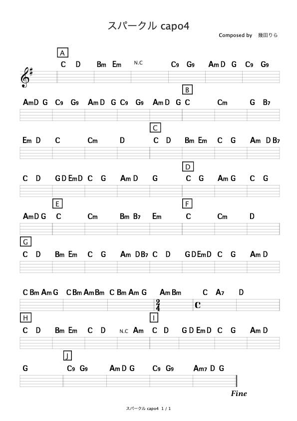 スパークル　capo4