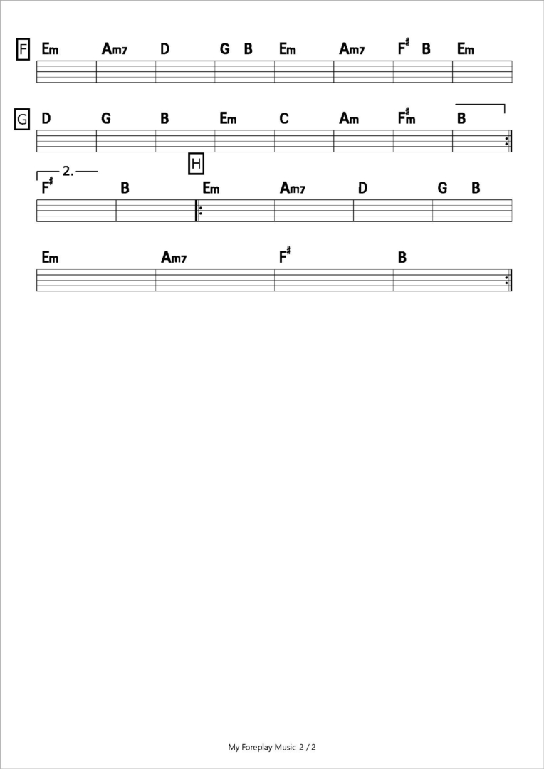 My Foreplay Music